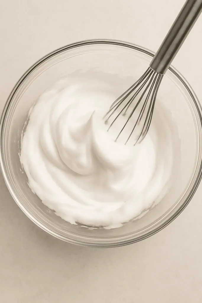 Mix yolks and flavoring: Whisk in the egg yolks, vanilla, and a pinch of salt into the melted chocolate until glossy.