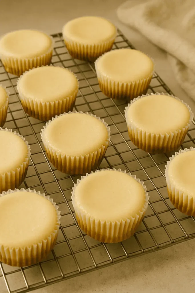 Bake for 17–20 minutes, or until centers are slightly jiggly.