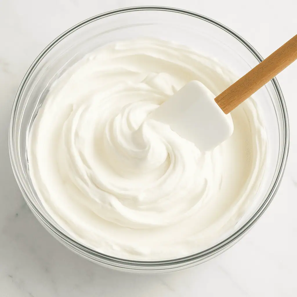 In a mixing bowl, beat the softened cream cheese, powdered sugar, and vanilla extract until smooth and creamy.