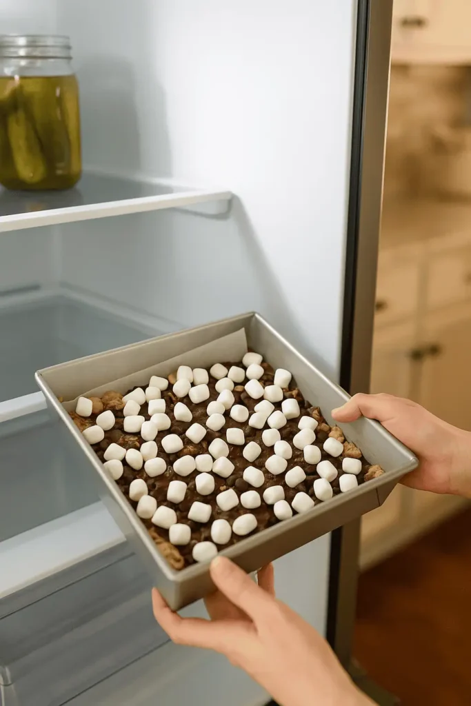 Chill: Refrigerate for about 1 hour or until set.