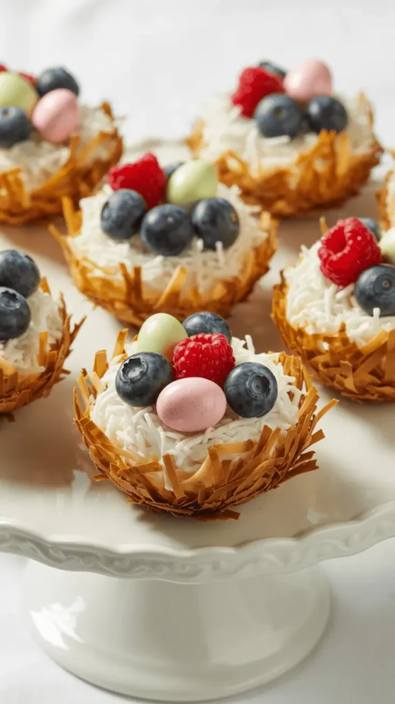 Coconut Macaroon Nests