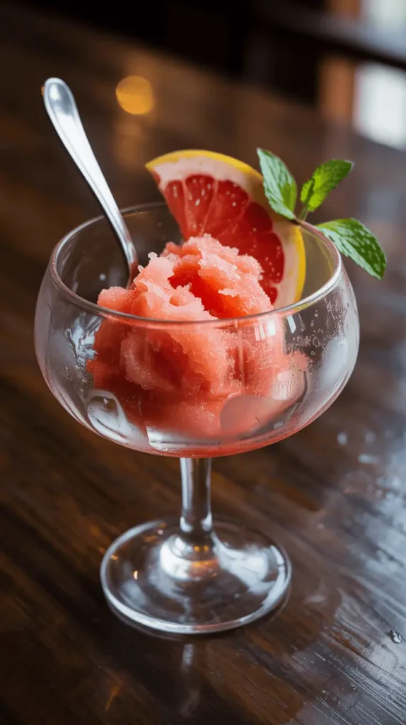 Grapefruit Granita