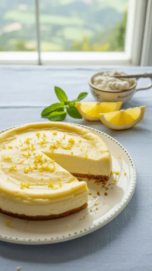 Lemon Ricotta Cheesecake