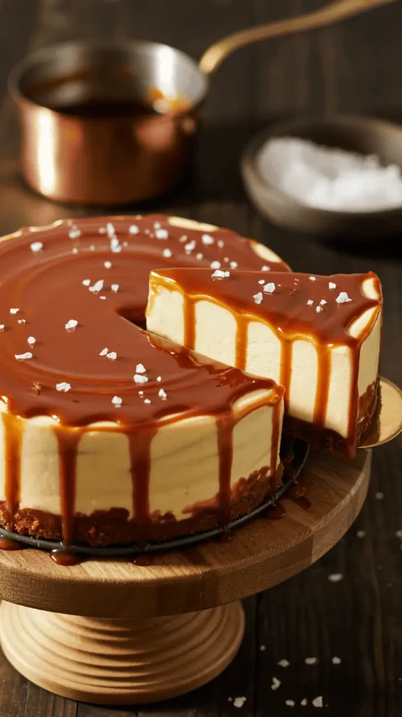 Salted Caramel Cheesecake