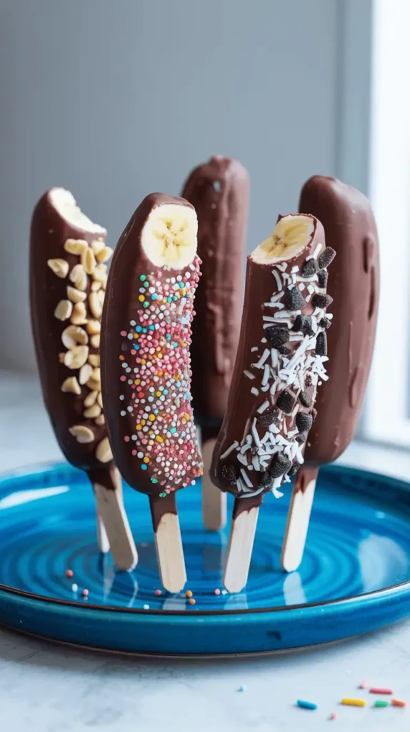 Frozen Chocolate Bananas