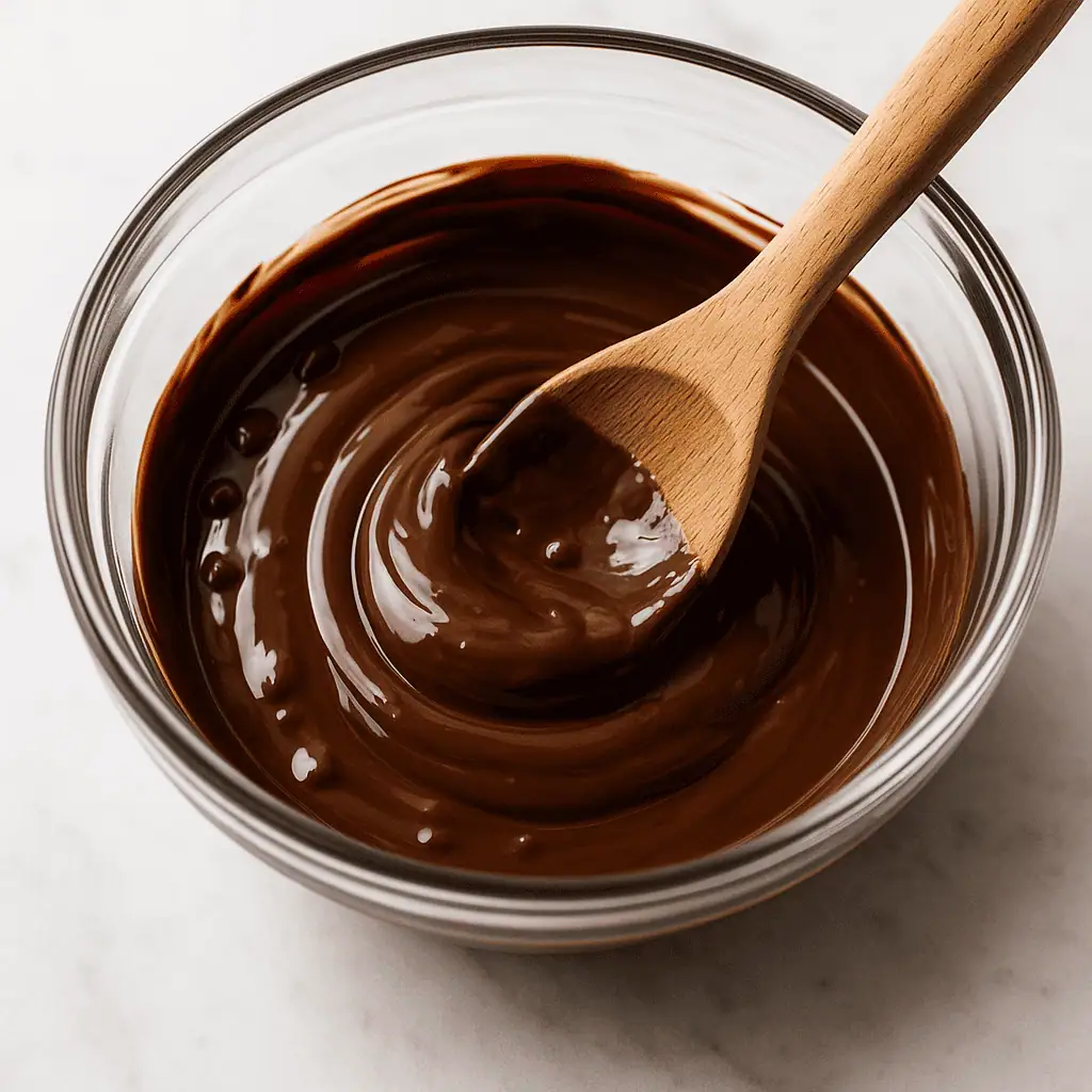 In a microwave-safe bowl, melt chocolate chips and coconut oil in 30-second intervals, stirring between each, until smooth.