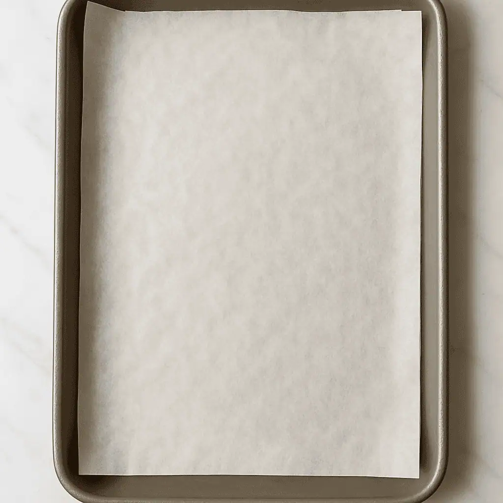 Line a rimmed baking sheet with parchment paper.