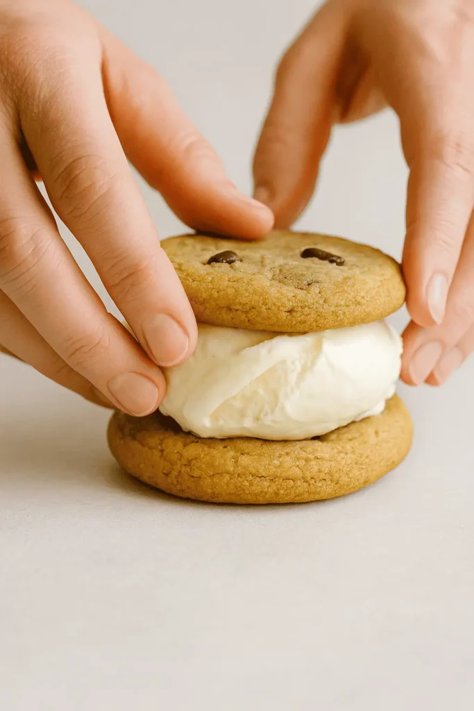 Gently press to flatten. Roll edges in toppings if using.