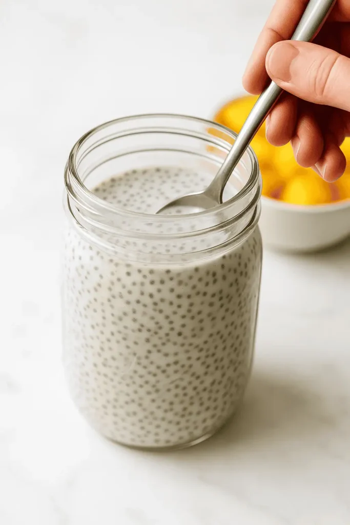 Cover and refrigerate at least 3 hours or overnight until thickened.