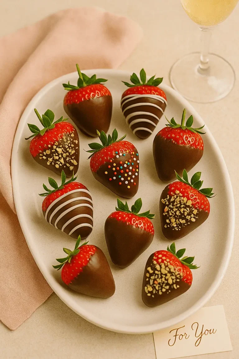 🍓 Decadent Chocolate-Covered Strawberries (Perfect Every Time!)