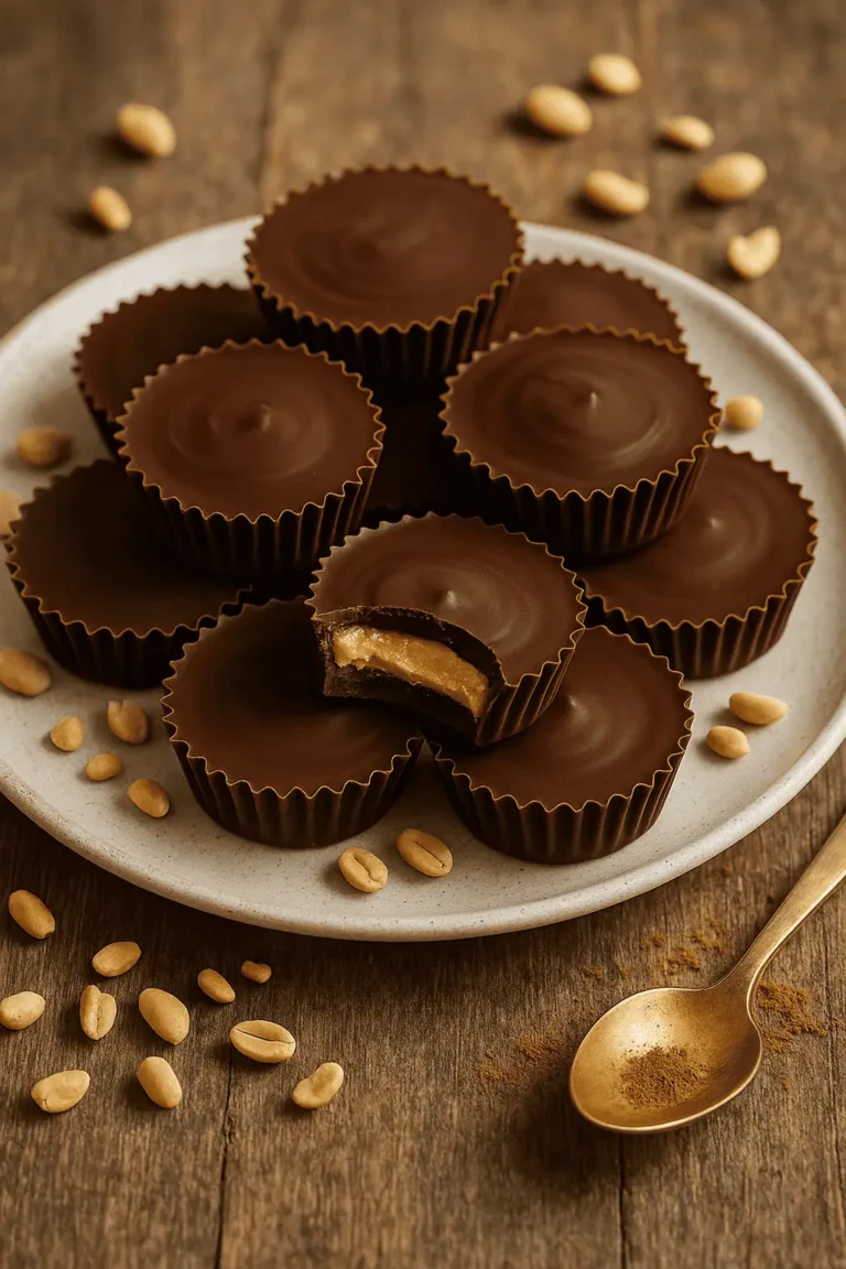 🍫 Chocolate Peanut Butter Cups (Better Than Store-Bought!)