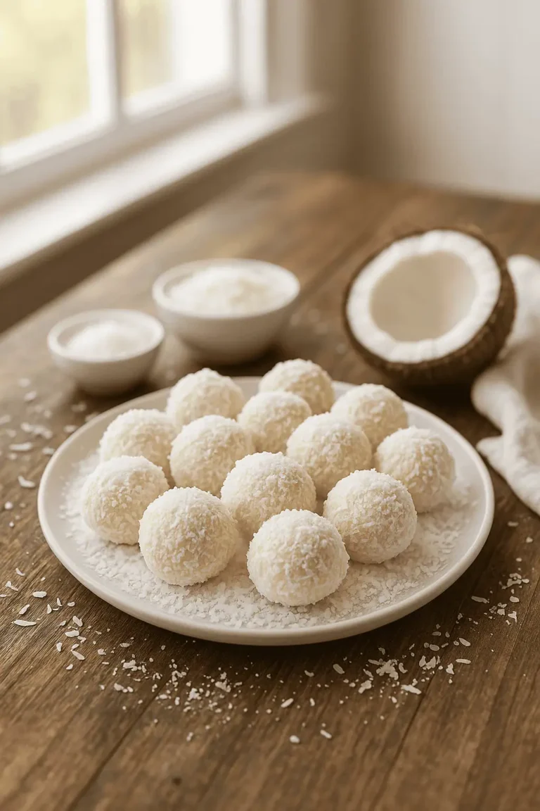 No-Bake Coconut Balls