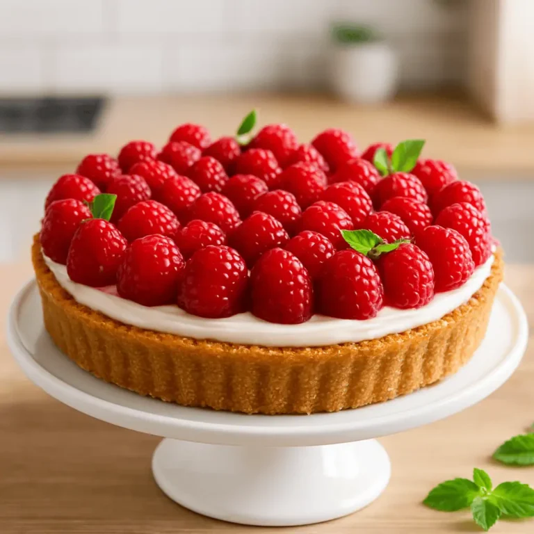 No-Bake-Raspberry-Tart
