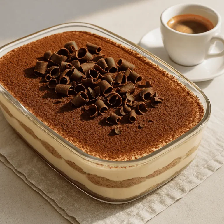 Classic No-Bake Tiramisu (Authentic Italian Dessert Made Easy!)
