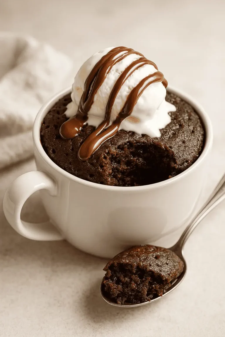 Nutella Mug Cake: A Gooey Chocolate Dream in Minutes!