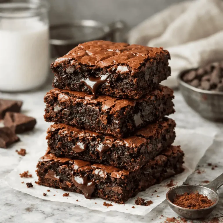 Ultimate Fudgy Brownies (Crackly Tops + Gooey Centers!)