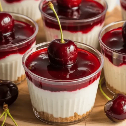 Cherry Cheesecake Cups