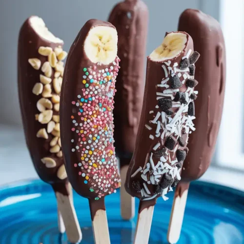 Frozen Chocolate Bananas