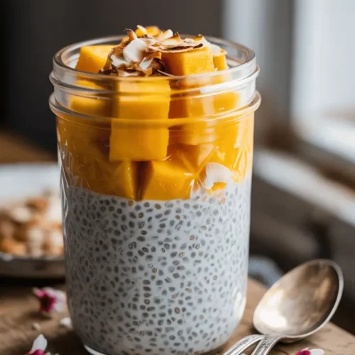 Mango Coconut Chia Pudding