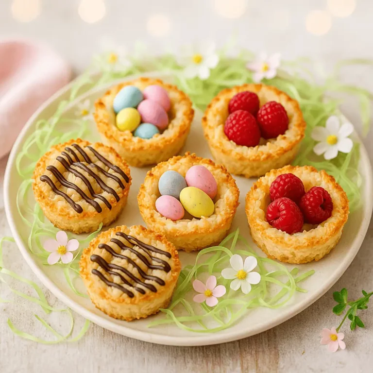 Coconut Macaroon Nests (No-Bake Spring Magic!)