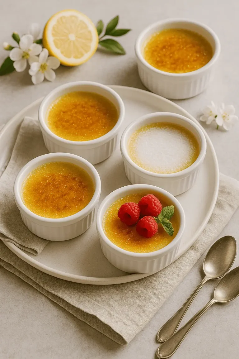 Crème Brûlée with Perfectly Crisp Caramel Top