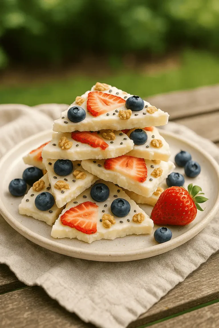 Berry-Licious Frozen Yogurt Bark (The Snack That Saves Summer!)