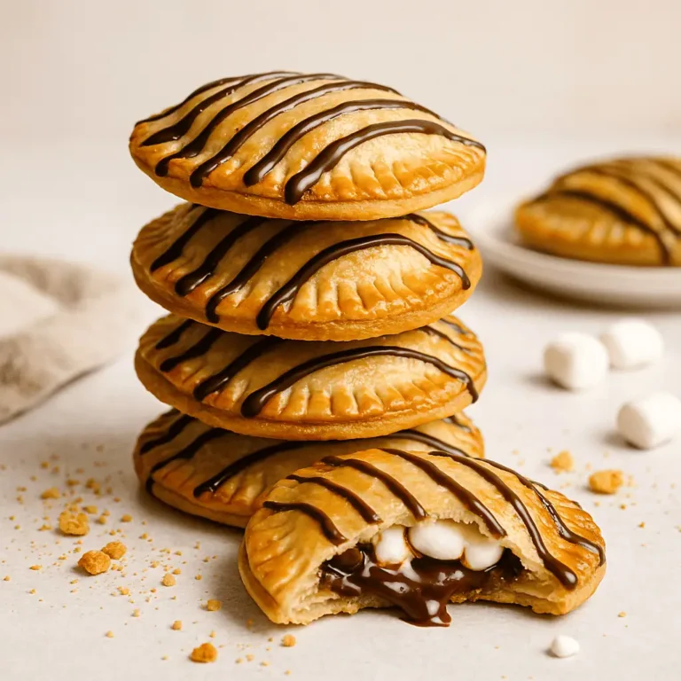 🎉 Gooey Air Fryer Mini S’mores Pies (5-Minute Treat!)