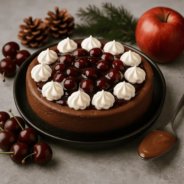 🍒 Black Forest Cheesecake That’s Decadent & Dreamy