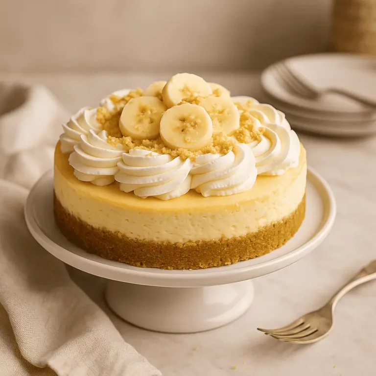 ππ Banana Cream Cheesecake That Tastes Like a Hug