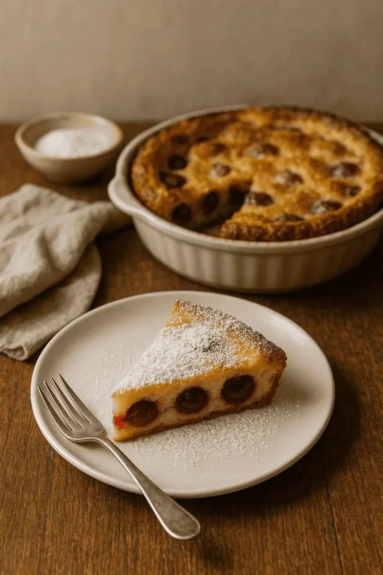 🍒 Cherry Vanilla Clafoutis That’ll Make You Feel Like a French Grandmother (In the Best Way)