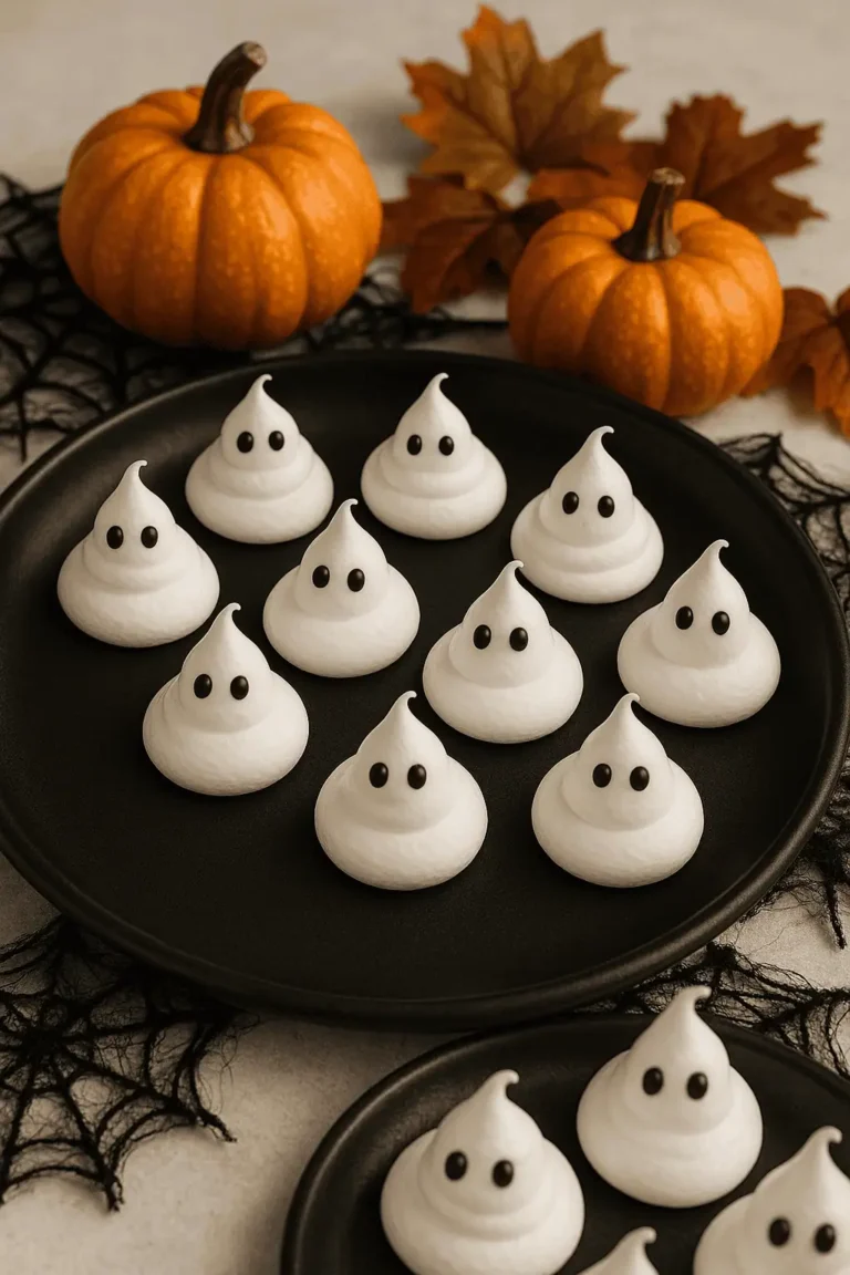 👻 Boo-tiful Ghost Meringues That Will Haunt Your Halloween Table