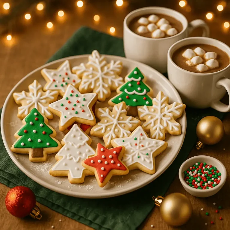 🍪 Soft & Buttery Holiday Sugar Cookies (With Easy Royal Icing)