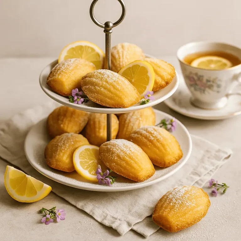 Classic Buttery Madeleines with a Citrus Twist