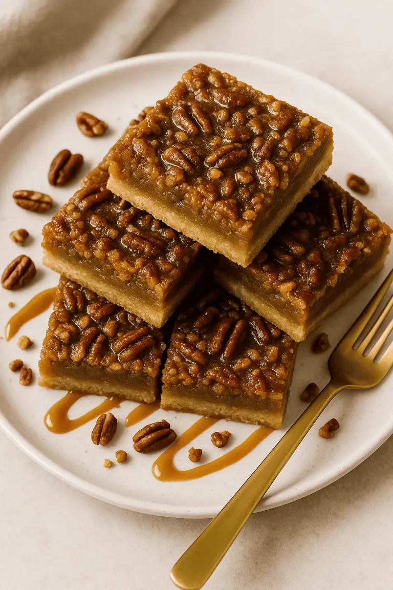 ✨ Gooey Pecan Pie Bars with Buttery Shortbread Crust