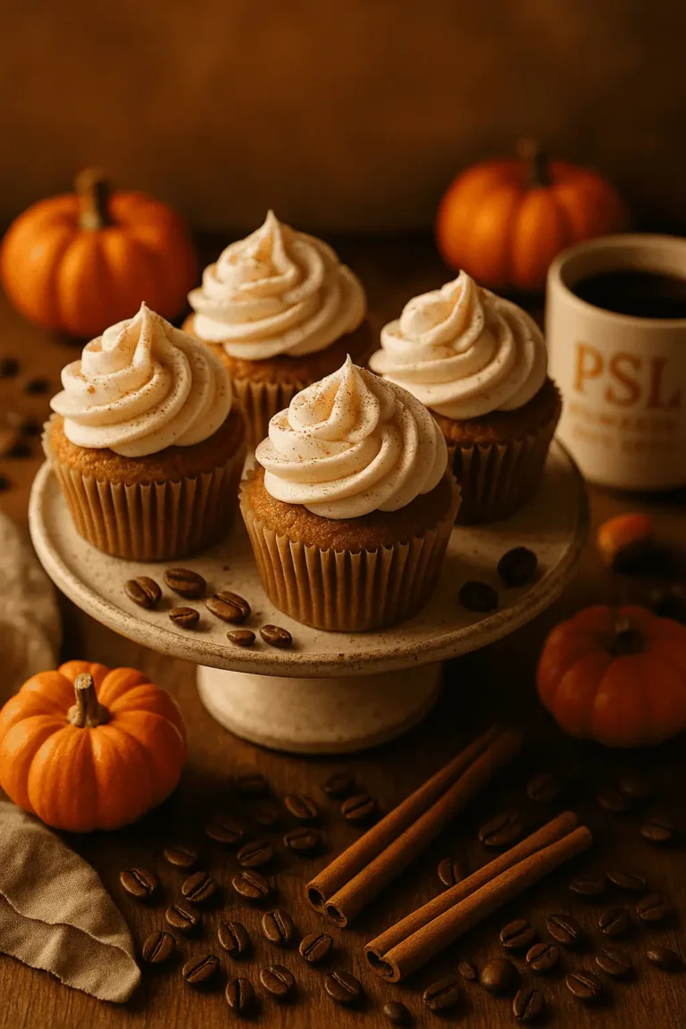 Pumpkin Spice Latte Cupcakes (Yes, They’re as Cozy as They Sound)