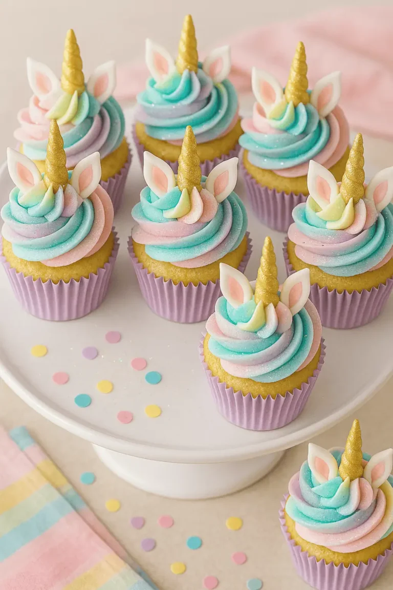 🦄✨ Magical Unicorn Cupcakes (That’ll Steal the Show!) ✨🦄