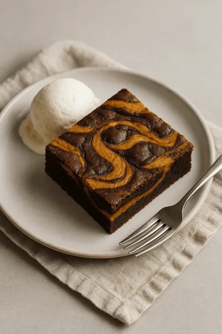 Marbled Pumpkin Brownies (The Ultimate Fall Swirl)