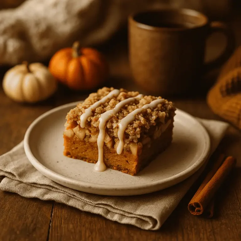 🍁 Pumpkin Apple Streusel Bars (That Taste Like Fall in a Bite)