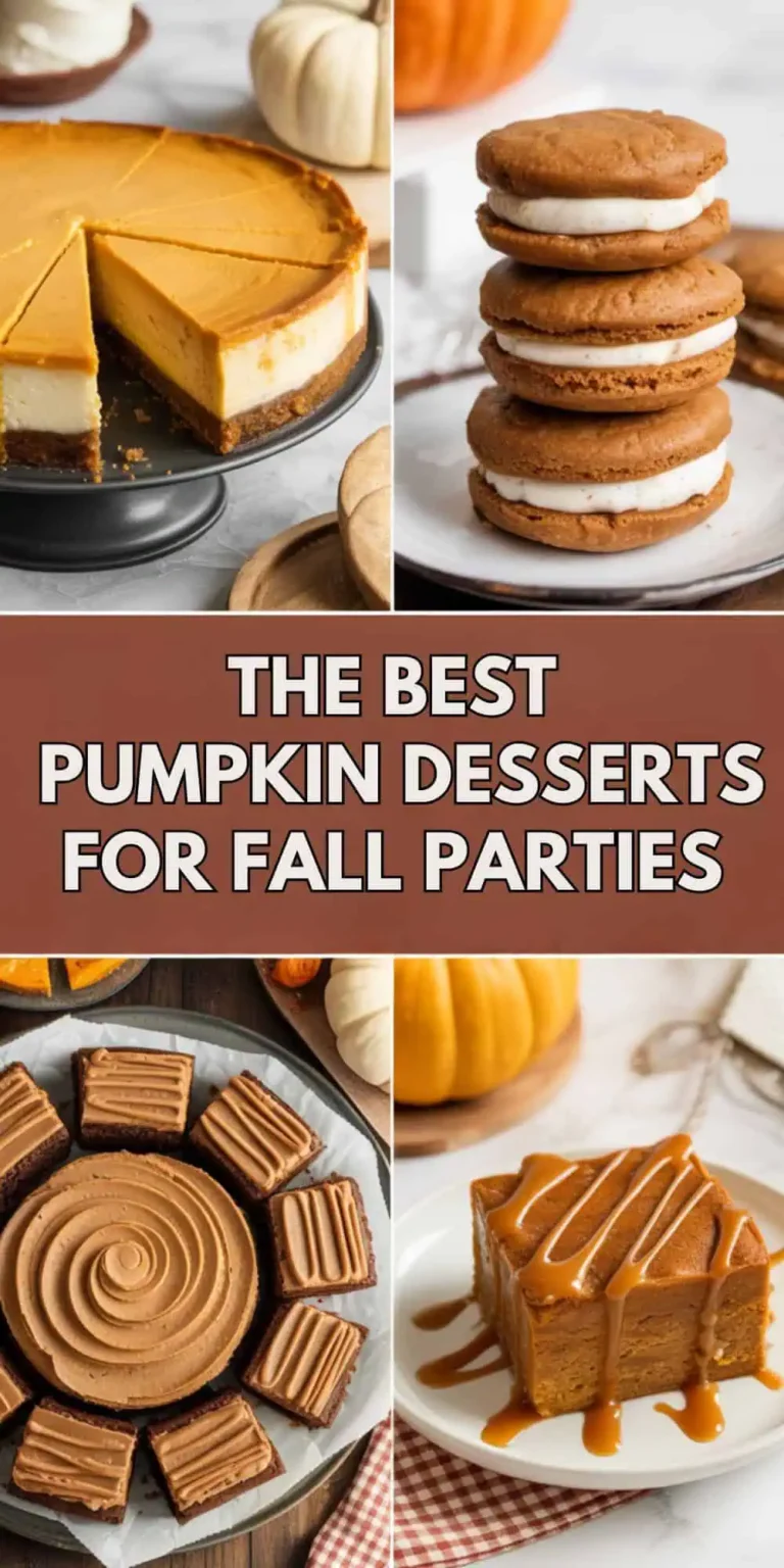 15 Pumpkin Desserts for Fall Parties That Will Make You the Star Baker