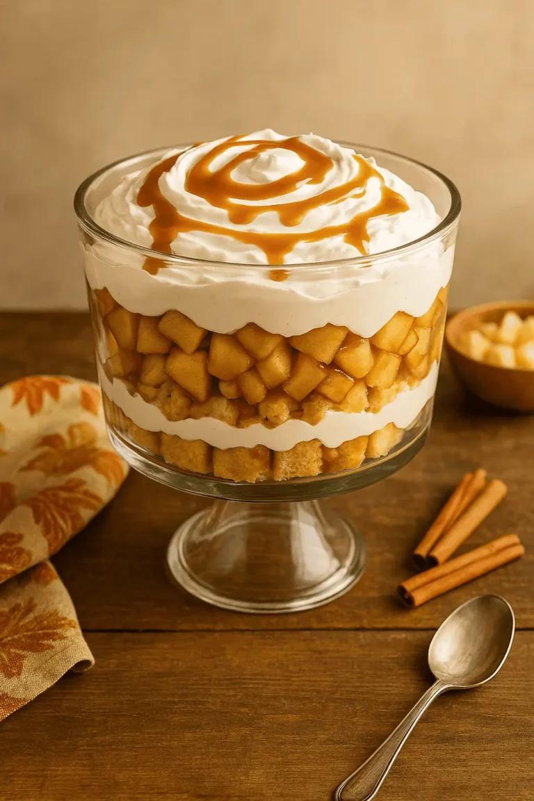 🍎 Apple Cinnamon Trifle (Layered Fall Dessert Dream)