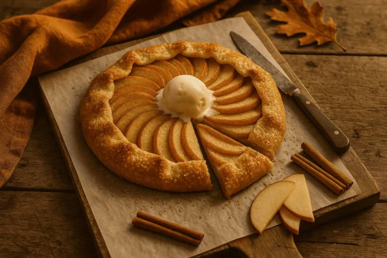 Rustic Apple Galette with Buttery Crust